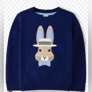 Gymboree Blue Sweater with Bunny Design